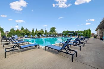 Outdoor saltwater pool